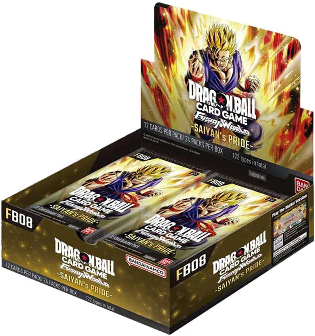 Dragon Ball Fusion World — Saiyan's Pride (FB - 08) Booster Box by PlayVault on MYNTED