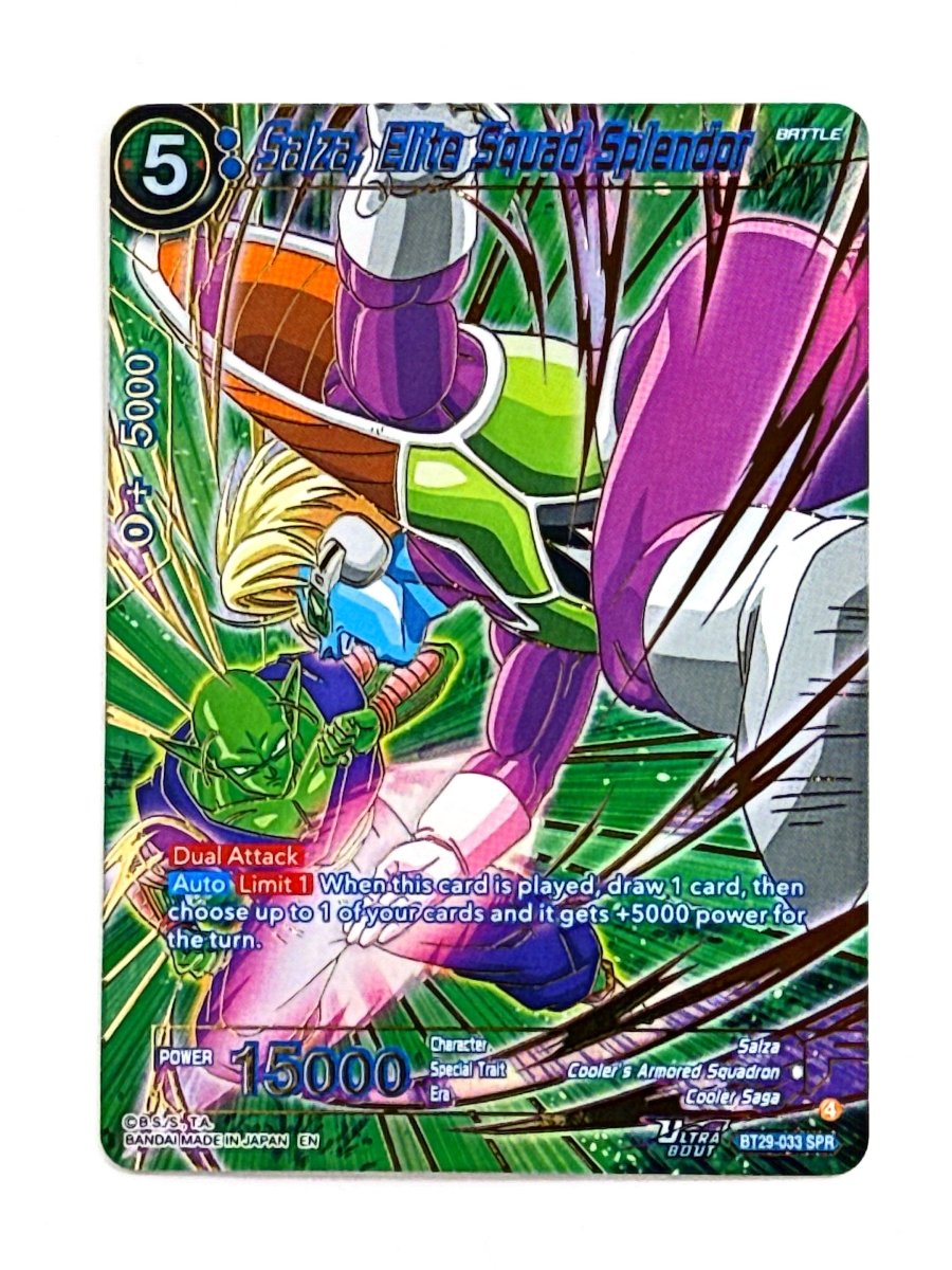 Dragon Ball - Salza, Elite Squad Splendor (SPR) - Fearsome Rivals (BT29) by TCGDON on MYNTED