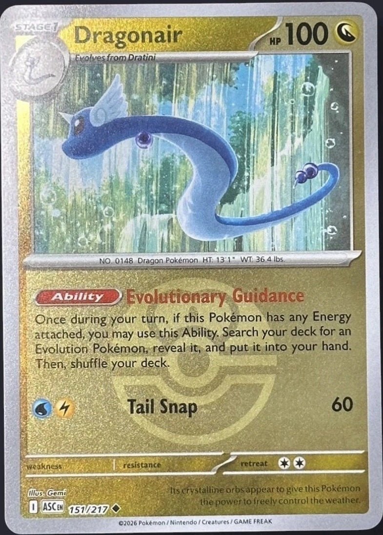Dragonair - 151/217 (Love Ball) - ME: Ascended Heroes (ASC) by SAFAQATI on MYNTED