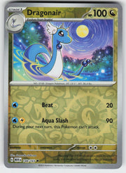 Dragonair Reverse Holo Uncommon SV: Scarlet & Violet 151 148/165 NM