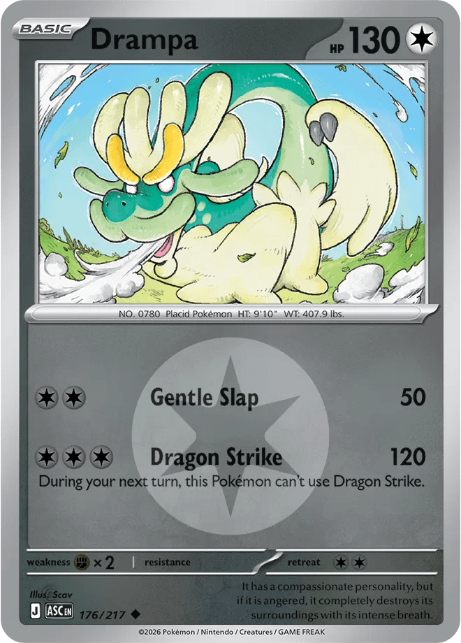 Drampa 176 Energy Rev Holo - Ascended Heroes by PokéPW on MYNTED