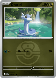 Dratini (Love Ball) 150/217 Reverse Holo | Mega Evolution – Ascended Heroes by Worth the XP on MYNTED