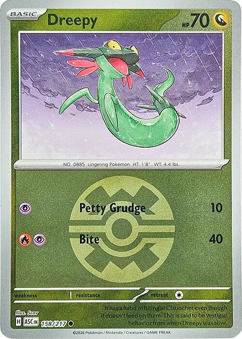 Dreepy - 158/217 (Quick Ball) - ME: Ascended Heroes (ASC) by SAFAQATI on MYNTED