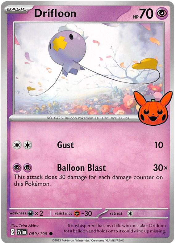 Drifloon 89 Pokemon Trick or Trade 2023 by Moe‘s Vault on MYNTED