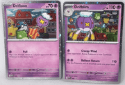 Drifloon MEP 005 Drifblim MEP 006 Black Star Promo Pokemon TCG Mega Evolution MT by SAFAQATI on MYNTED