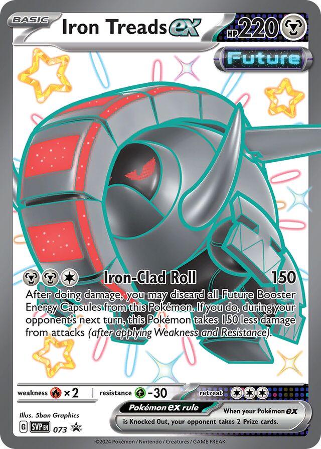 073 · Iron Treads ex · Holo (SVP)