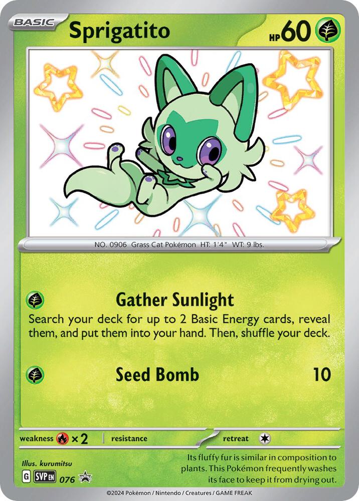 076 · Sprigatito · Holo (SVP)