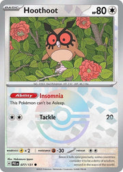 077/131 · Hoothoot · Poké Ball Pattern (PRE)