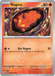 028/167 · Slugma · Reverse Holo (TWM)