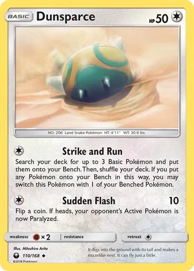 Dunsparce 110 · Reverse Holofoil (Celestial Storm) 1 by Aibee TCG on MYNTED