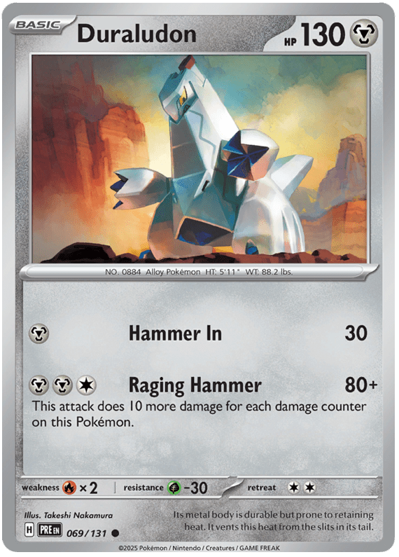 Duraludon 069/131 Common | Scarlet & Violet – Prismatic Evolutions by Worth the XP on MYNTED