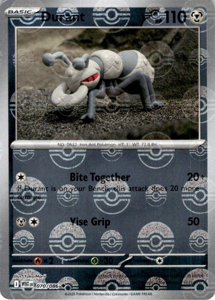 Durant - 070/086 (Poke Ball Pattern) - SV: White Flare (WHT) by SAFAQATI on MYNTED