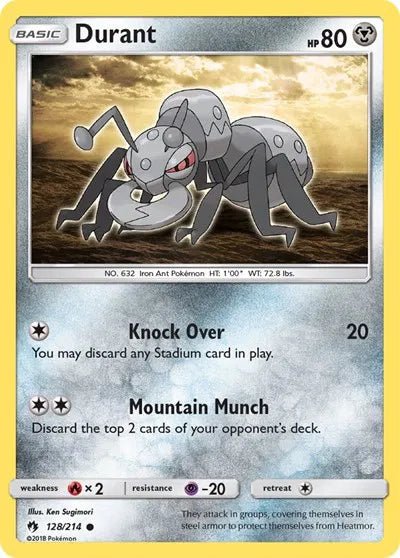 Durant 128 · Reverse Holofoil (Lost Thunder) by Aibee TCG on MYNTED