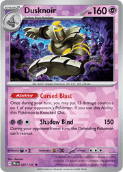 Dusknoir - 037/131 - Master Ball Pattern by The Archive Stop on MYNTED
