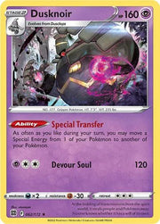 Dusknoir 062/172 · Holofoil (Brilliant Stars) by ISB Collector on MYNTED