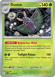 Dustox 015/217 (Ascended Heroes) by PokéPW on MYNTED
