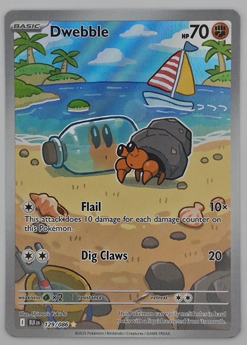 Dwebble - 129/086 - SV: Black Bolt (BLK) by Poké Dubai on MYNTED