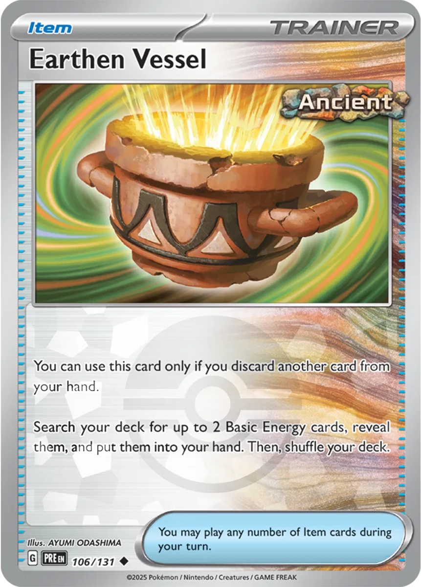 Earthen Vessel (Poke Ball Pattern) Prismatic Evolutions Uncommon 106/131 by PokeGrails on MYNTED