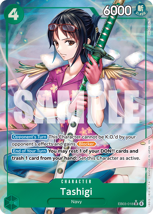 EB03 - 018 Tashigi Alt Art by PlayVault on MYNTED