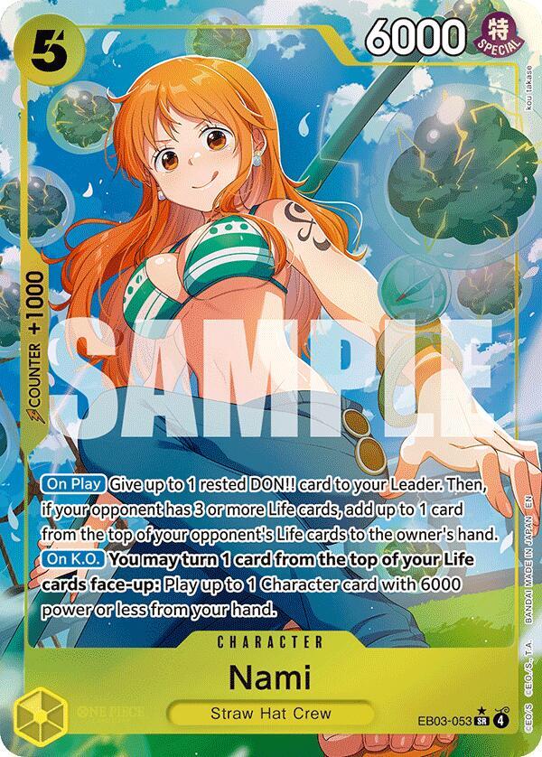 EB03 - 053 Nami Alt Art by PlayVault on MYNTED