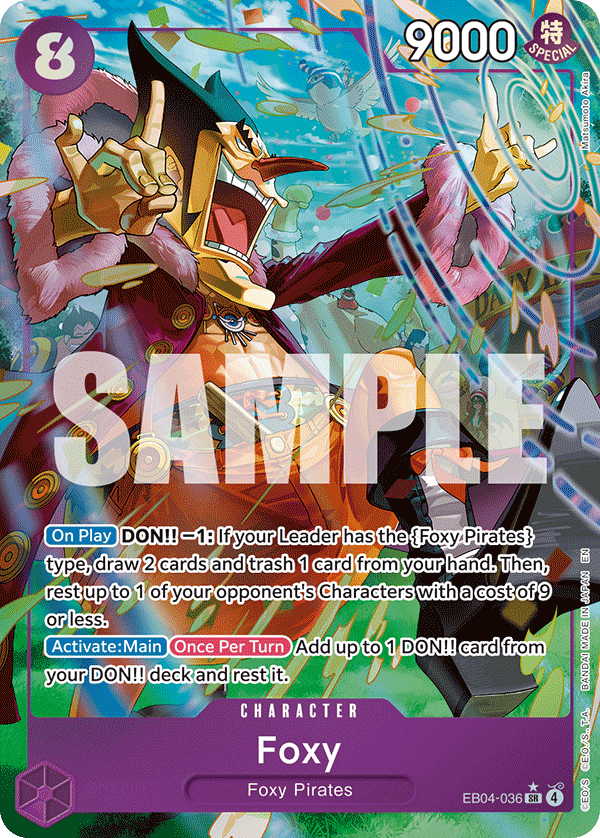 EB04 - 036 Foxy Alt Art by PlayVault on MYNTED