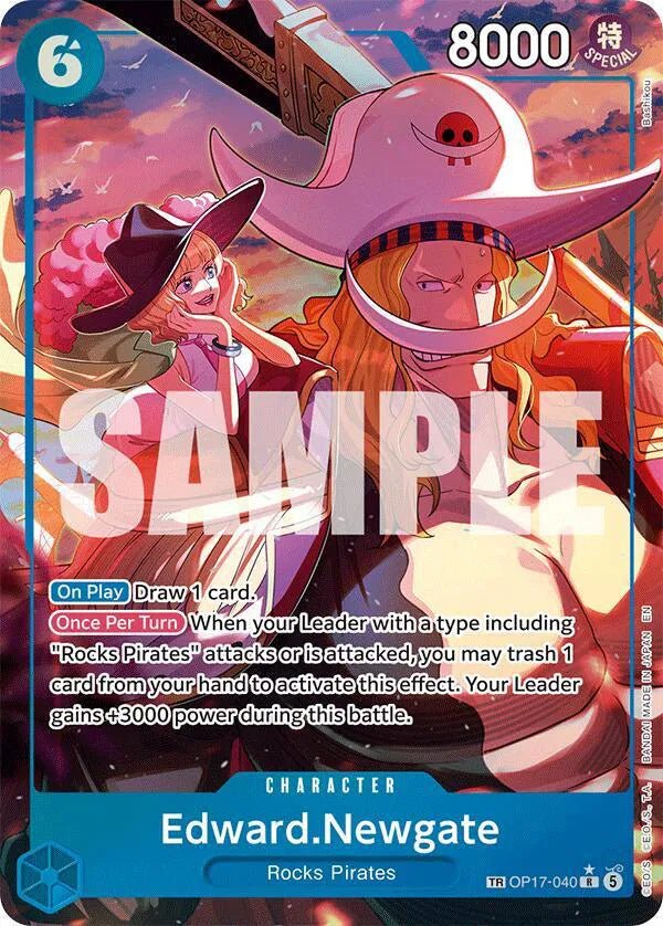 Edward.Newgate (040) (TR) OP17-040 (The World's Strongest Warriors) by Shrimp TCG on MYNTED