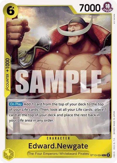 Edward.Newgate ST13-004 (Ultra Deck: The Three Brothers) by Lmerj Collects on MYNTED