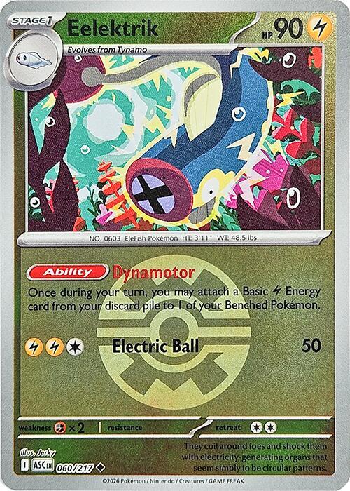 Eelektrik - 060/217 (Quick Ball) - ME: Ascended Heroes (ASC) by SAFAQATI on MYNTED