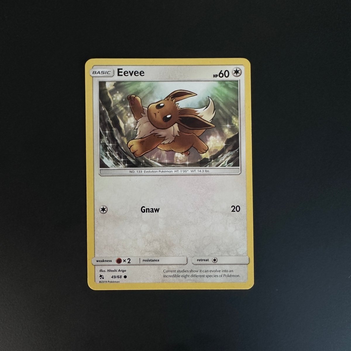 Eevee (49) Hidden Fates Common 49/68 by The Greatest on MYNTED