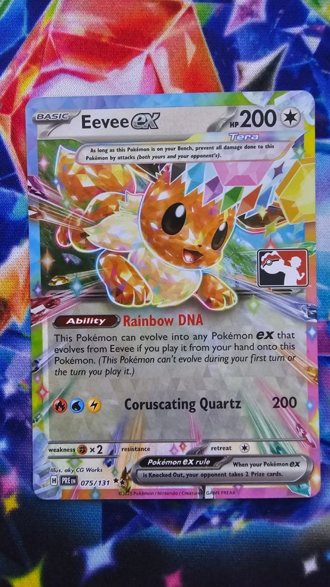Eevee EX 075/131 - Prize Pack Series One - Double Rare by Light Collectibles on MYNTED