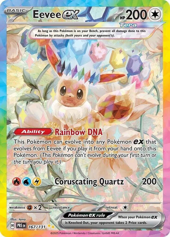 Eevee ex 167/131 (Prismatic Evolutions) by Shark Pop Culture on MYNTED