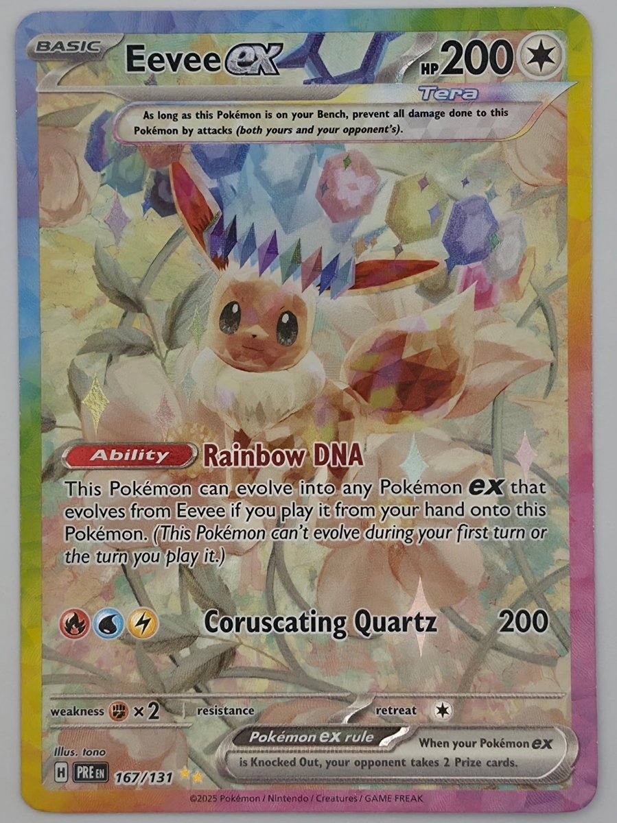 Eevee ex - 167/131 - SV: Prismatic Evolutions (PRE) by Poké Dubai on MYNTED