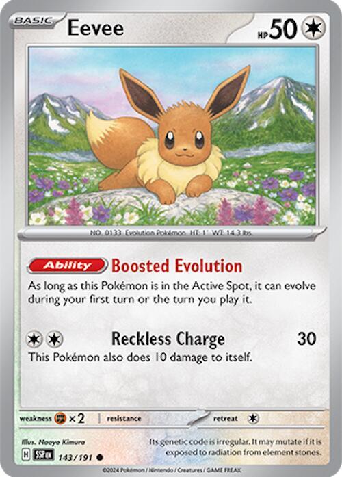Eevee - SV08: Surging Sparks (SSP) 143/191 / Common by Midoki Collections on MYNTED