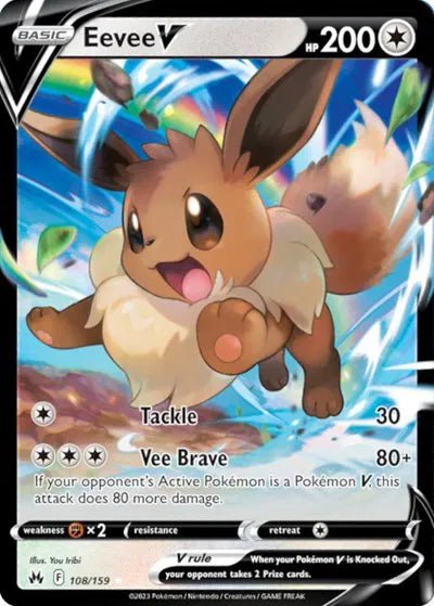 Eevee V - Crown Zenith - UR 108/159 - English by MechaKai Collectibles on MYNTED
