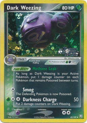 dark weezing ex team rocket returns (reverse holo) 42/109