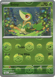snivy black bolt pokeball pattern 001/086