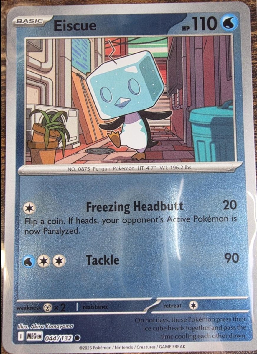 Eiscue [Reverse Holo] 44 Pokemon Mega Evolution by Moe‘s Vault on MYNTED