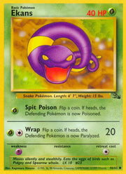 Ekans - 46/62 - Fossil (Unlimited) - LP by The Archive Stop on MYNTED