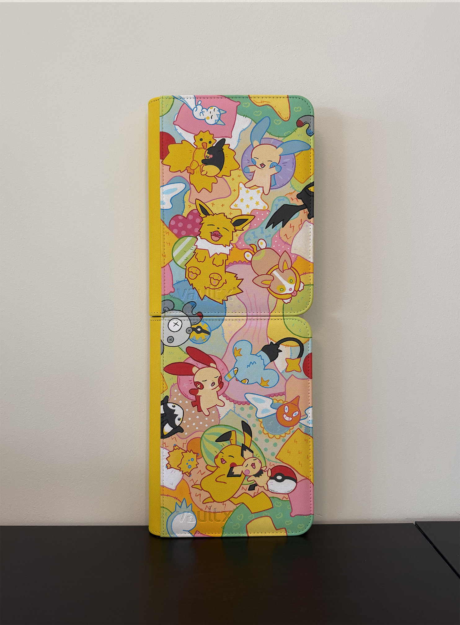 Pikachu & Friends' Sleepover - 2 Hand-painted VaultX binders