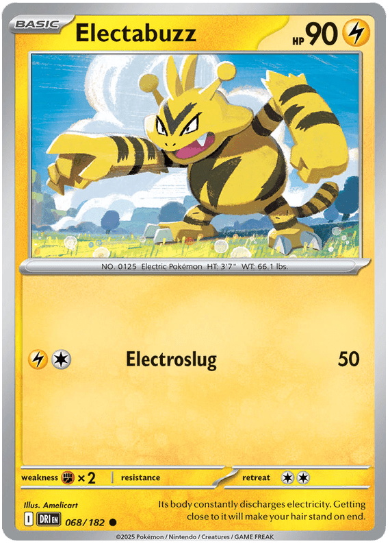 Electabuzz 068/182 Common | Scarlet & Violet – Destined Rivals by Worth the XP on MYNTED