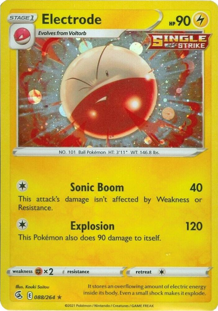 Electrode - 088/264 (Fusion Strike) Holofoil by The Cardboard Grind on MYNTED