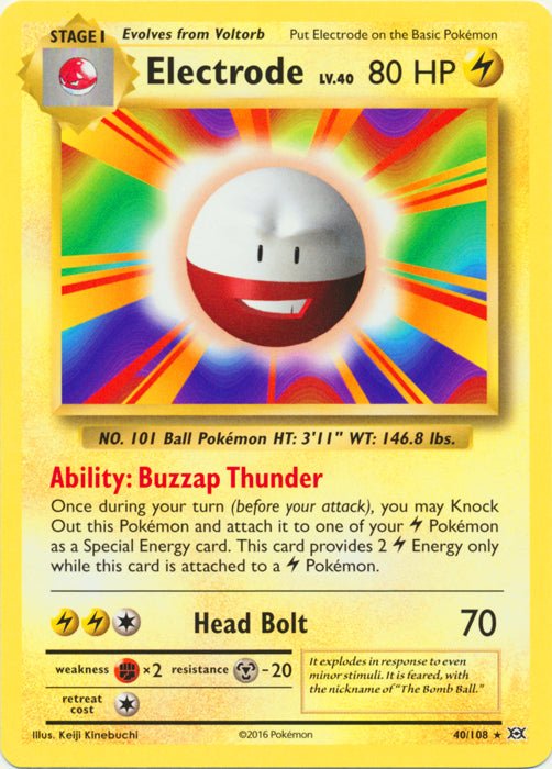 Electrode - 40/108 by PokeCollect on MYNTED