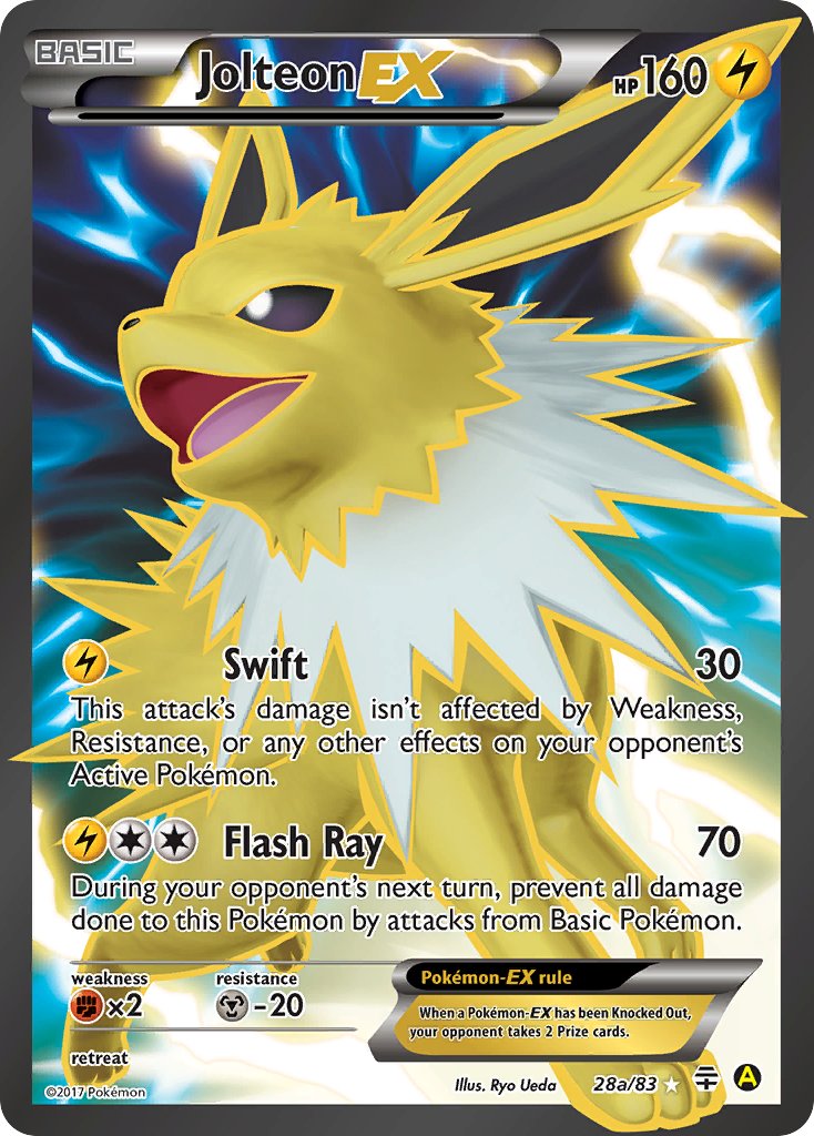 Jolteon EX Alternate Art Promos Promo 28a