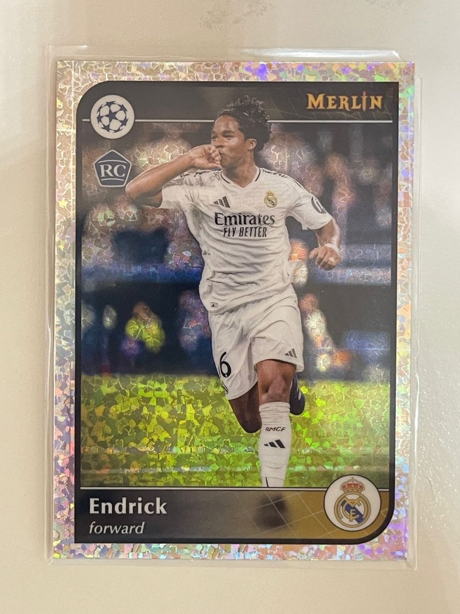 Endrick - 2024 - 25 Topps Merlin UEFA Mini Diamond Refractor RC Real Madrid by Card Market Ahuy on MYNTED