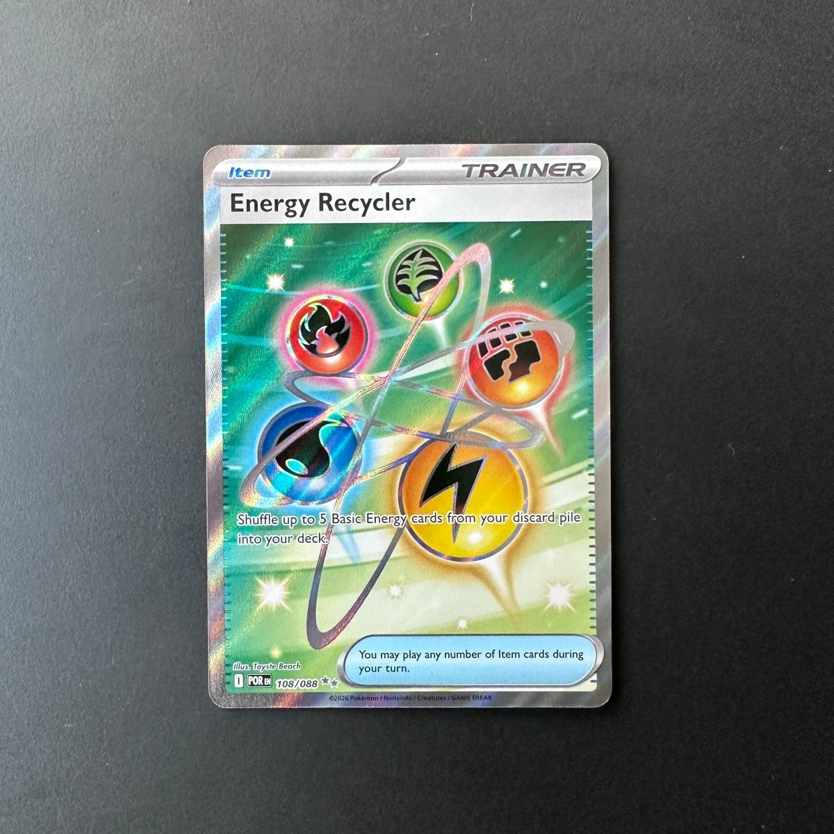 Energy Recycler Perfect Order Ultra Rare 108/088 by The Greatest on MYNTED