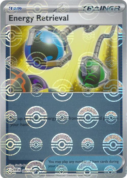 Energy Retrieval - 082/086 (Poke Ball Pattern) - SV: White Flare (WHT) by SAFAQATI on MYNTED