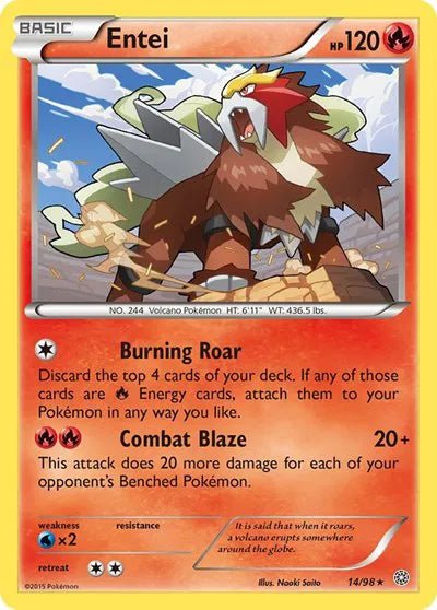Entei (14) · Normal (Ancient Origins) by ISB Collector on MYNTED