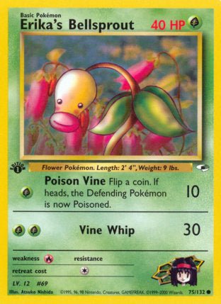 Erika's Bellsprout - 75/132 1st Edition by The Archive Stop on MYNTED