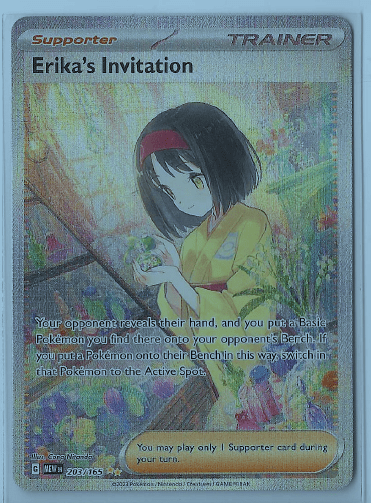 Erika's Invitation 203/165 - 151 - Special Illustration Rare by Light Collectibles on MYNTED