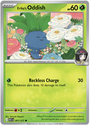 Erika's Oddish 001/217 Common | Mega Evolution – Ascended Heroes by Worth the XP on MYNTED